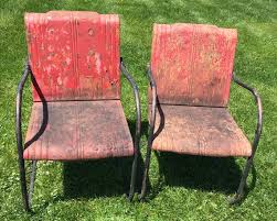 Cleveland Outdoor Welding Metal Chairs