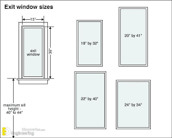 Window Sizes Chart