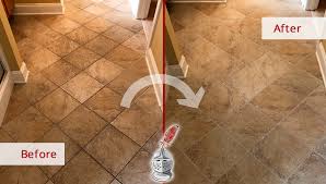 professional tile cleaning in
