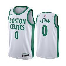 Boston celtics jerseys and uniforms at the official online store of the celtics. Jayson Tatum White Jersey 2020 21 Celtics 0 City Edition New Uniform Jersey