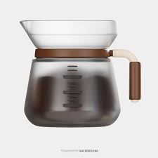 Premium Psd Coffee Pot 3d Icon
