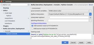 term environment variable not set on python