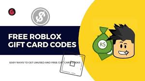 unused free roblox gift card codes in