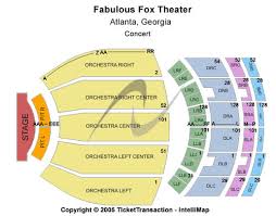 fabulous fox theatre tickets seating