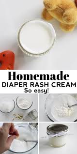 the easiest homemade diaper rash cream