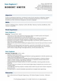To start your career as a software engineer or land yourself that prime job you have been eyeing, your first step will have to craft a resume that is as excellent as you are to. Data Engineer Resume Samples Qwikresume