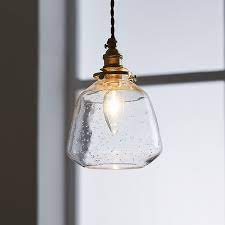 Modern Bubble Glass Pendant Lamp Single