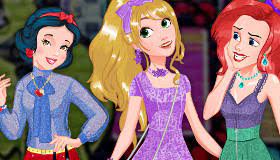 modern disney princess dress up game
