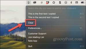 how to access the clipboard on mac