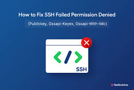 how to fix ssh permission denied