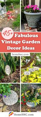 A yard sign will make sure friends don't get lost in the weeds. 45 Best Vintage Garden Decor Ideas And Designs For 2021