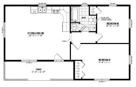 24x40 Frontier Certified Floor Plan
