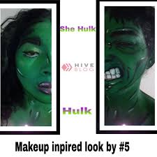 es en inspired makeup look she hulk