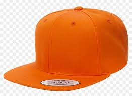 snapback cap orange hd png