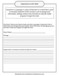 This information can be about the setting, characters' backstories, prior plot events, historical context, etc. Exposition Examples Definition And Worksheets Kidskonnect