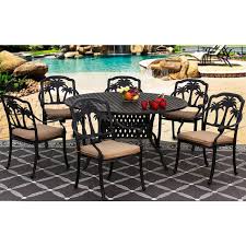 Cast Aluminum Outdoor Patio 7pc Set