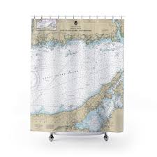 Long Island Sound Eastern Part Nautical Chart Shower