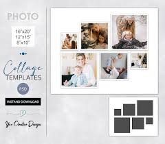 Photo Collage Template 16 X 20 12x15