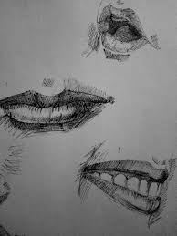 how to draw the mouth and nose steemit