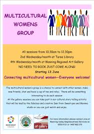 Multicultural Womens Group Flyer Manning Valley Neighbourhood