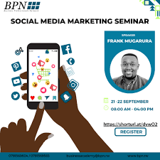 BPN Rwanda on X: Ready to elevate your social media marketing game? Book  your place for our upcoming #SocialMediaMarketing seminar to gain valuable  insights, strategies and tips to boost your brands reach