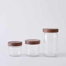 Pantry Jars With Wooden Lids