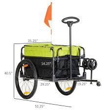 Aosom Multi Use Bike Cargo Trailer