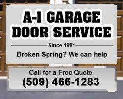 a 1 garage door service in spokane wa