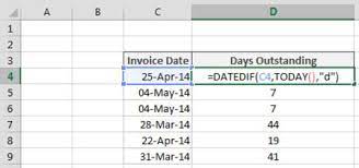 days between two dates in excel dummies