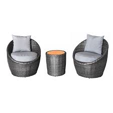 Metal Patio Set With Storage Cover