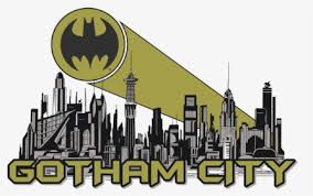 Batman Gotham City Skyline Silhouette