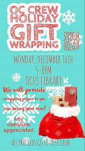 ocean city crew holiday gift wrapping