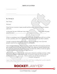 free move in letter make