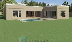 Modern Flat Roof House Plans 304sqm