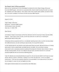 11 College Letter Of Recommendation Format Technical Resume