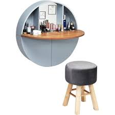 Wall Mounted Rounded Vanity Set