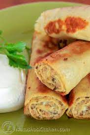 savory crepes meat and mushroom nalesniki