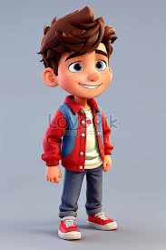 3d cute cartoon character model picture