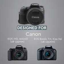 Canon eos kiss x7 camera. Buy Megagear Canon Eos Rebel T7i 800d Kiss X9i 77d 9000d 18 135mm Ever Ready Leather Camera Case And Strap With Battery Access Black Mg1226 Online At Low Price In India