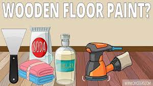 how to remove paint from a wood floor