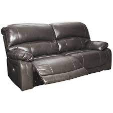 hallstrung leather power reclining sofa