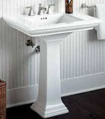 how to install a pedestal sink hometips