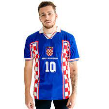 Croatia were drawn to play england in the qualifying stages for the 2010 world cup; 1998 Croatia World Cup Home Classic Retro Football Soccer Jersey Shirt Beautiful 90s