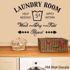 Laundry Room Removable Wall Sticker