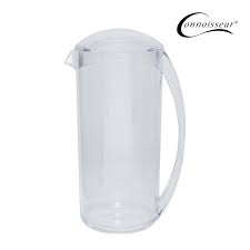 plastic water jug with lid 2l weatherdon