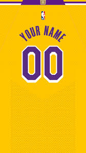 The los angeles lakers have delighted their fans with many stunning jersey designs since nike took over the nba apparel contract. Los Angeles Lakers On Twitter It S Wallpaperwednesday And We Re Back With More Custom Jerseys Lakers Nation Reply With Your Choice Of Jersey Name And Number To See If You Re Among The 200