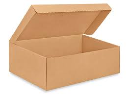 One-Piece Corrugated Shoe Boxes - 13 x 8 x 5", Kraft S-17335 - Uline