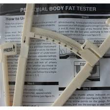 Body Fat Measure Chart Caliper Analyzer Fitness Skinfold
