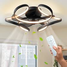 surnie ceiling fan with light low
