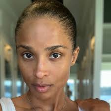 ciara shares makeup free selfie on